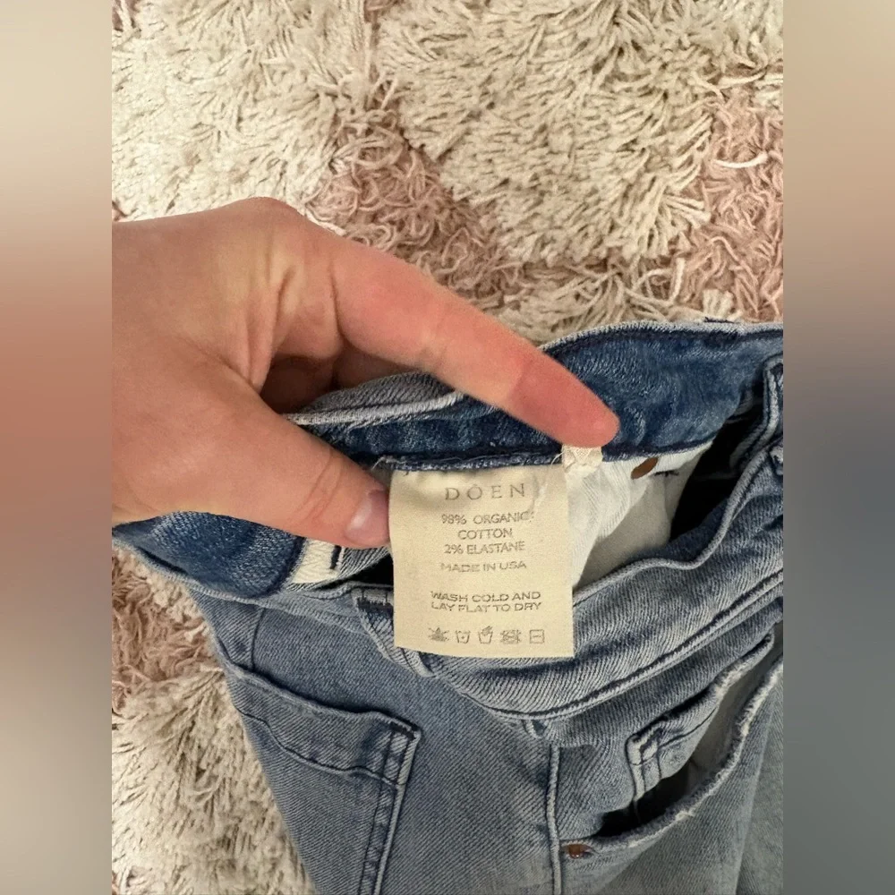 Doen Sky Blue Straight Leg Jeans - Picture 5 of 8